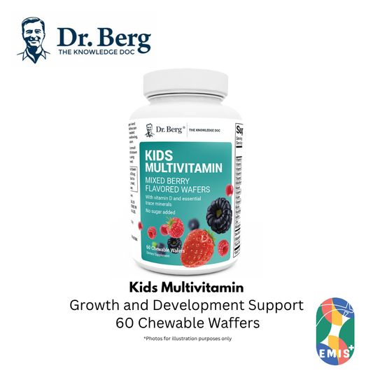Dr Berg Kids Multivitamin Delicious Sugar Free Chewables for Growing Bodies — buy online at EMIS+ Singapore