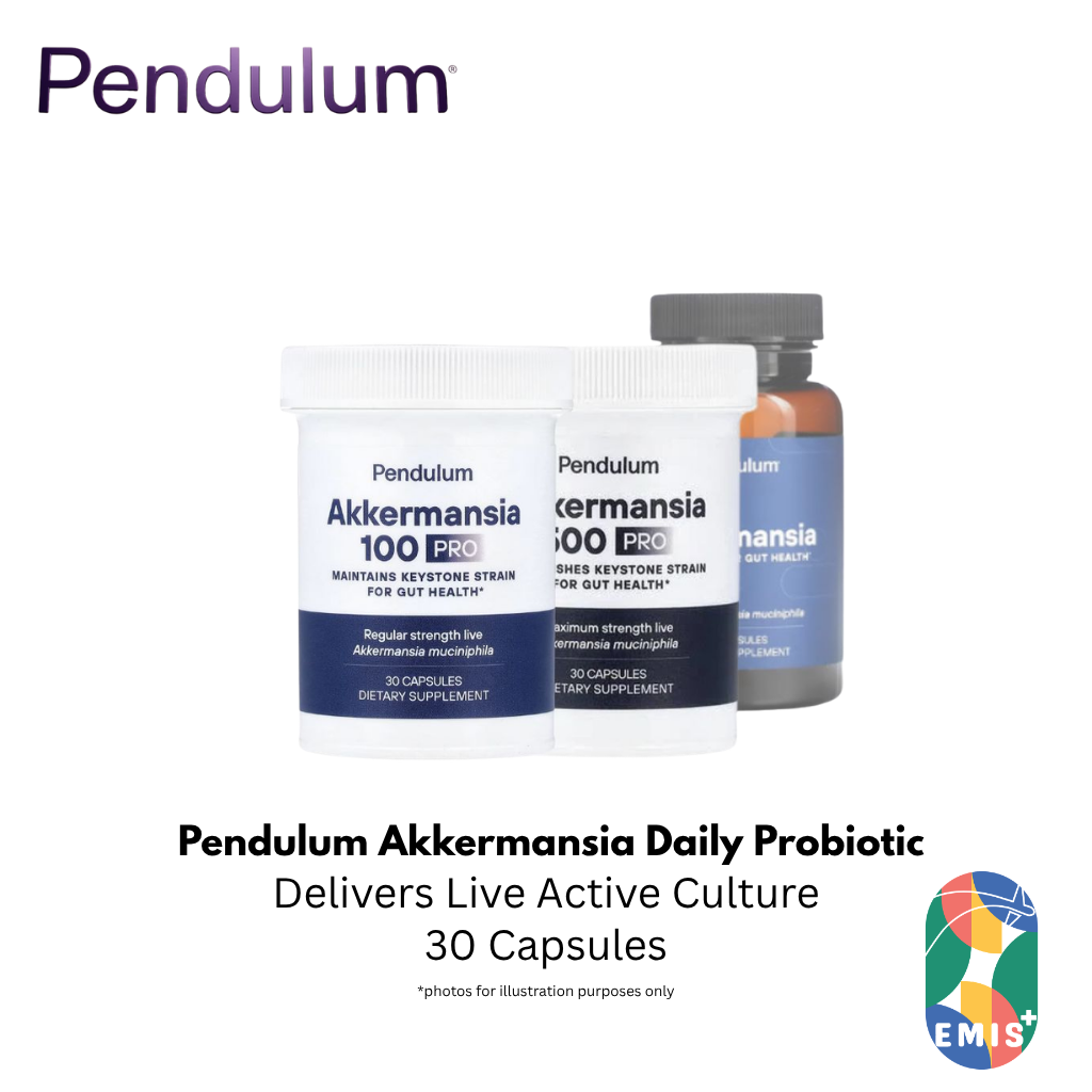 Pendulum Akkermansia Muciniphila Probiotic - Advanced Gut Support Supplement (30 Capsules) — buy online at EMIS+ medical supplies Singapore