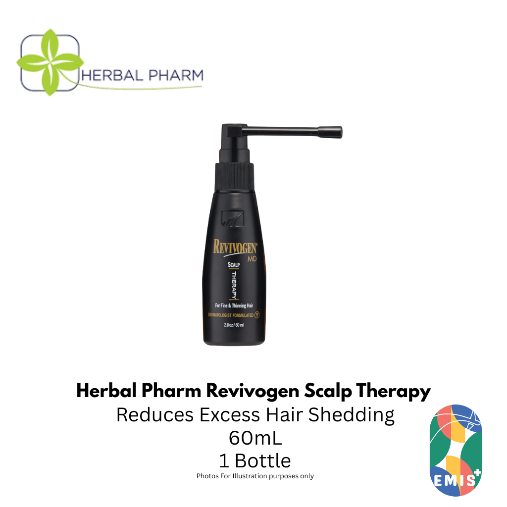 Herbal Pharm: Revivogen Scalp Therapy - Targeted Hair Loss Solution, 60ml – buy online from EMIS+ Singapore medical supplies
