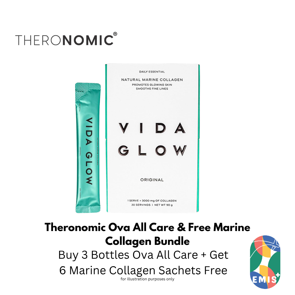 Bundle Sales Theronomic Ova All Care 60 Capsules Buy 3 Bottles Get Marine Collagen 6 Sachets Free (image 3)