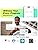 Runstar Smart Scale FSA or HSA Eligible, 8 Electrodes Digital Bathroom Scale for Body Weight and Fat, BMI, Muscle Mass 28 Body Composition Measurement, with Full-Color TFT LCD on Ret retractable Handle