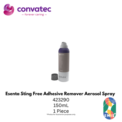 Convatec Esenta Sting Free Adhesive Remover Aerosol Spray (150ml) product image 2 – EMIS+ Singapore