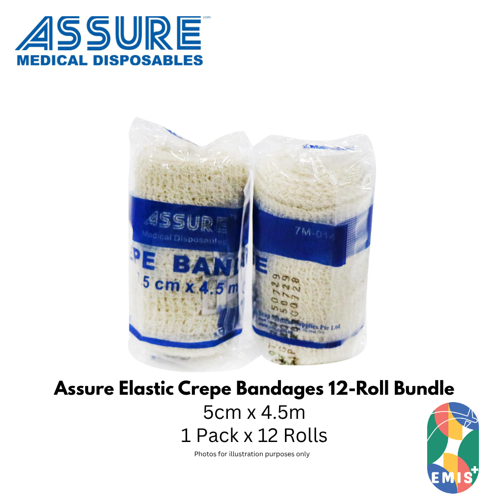 Bundle of 12 Assure Crepe Bandage 5cm x 4.5m (image 3)