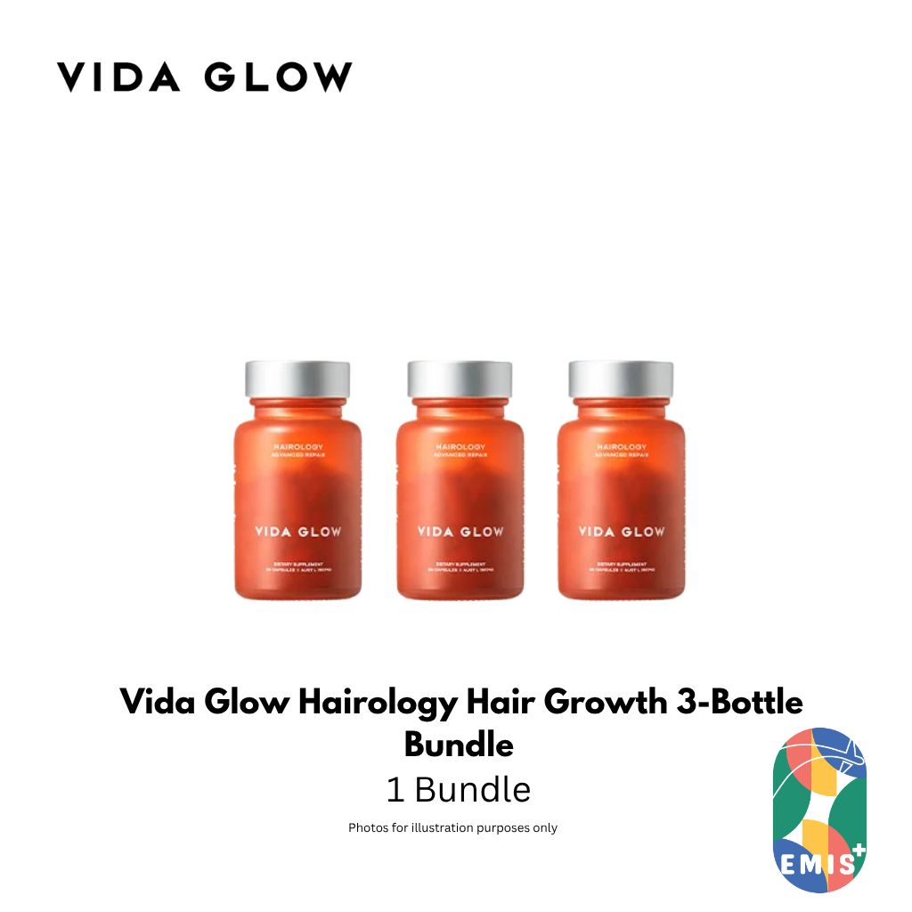Vida Glow Hairology 30 Capsules Buy 3 Free Marine Collagen 6 Sachets — Vitamins & Supplements available at EMIS+ Singapore (emis.asia)