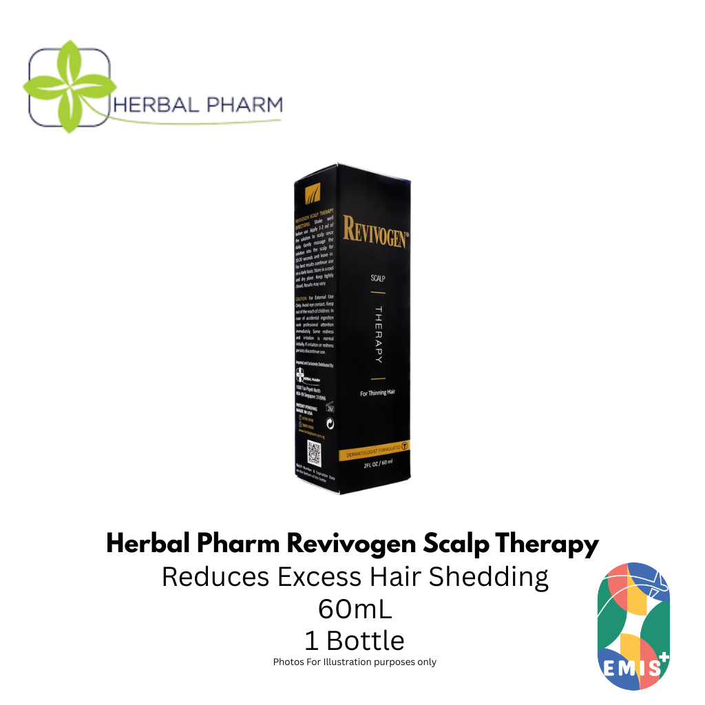 Herbal Pharm: Revivogen Scalp Therapy - Targeted Hair Loss Solution, 60ml product image 2 – EMIS+ Singapore