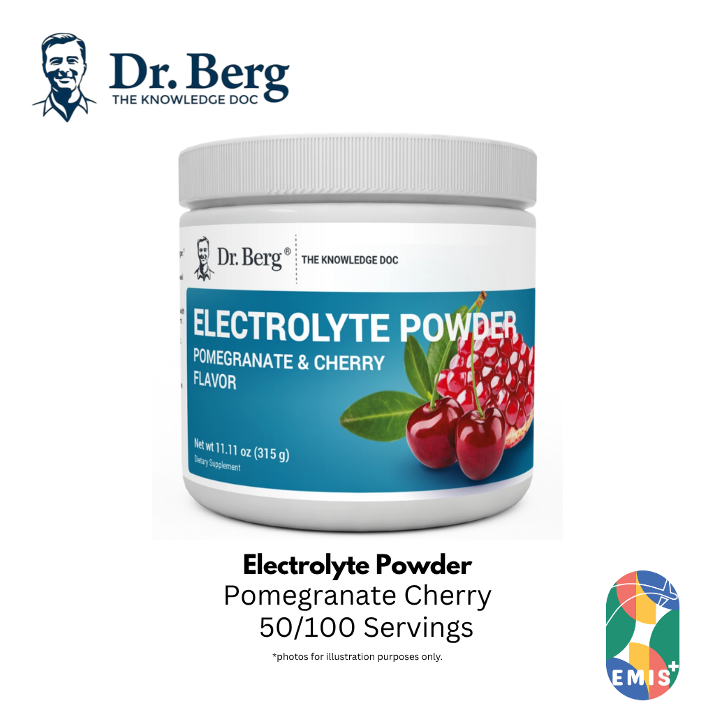 Dr. Berg Electrolyte Powder with 1000 mg of Potassium and Magnesium - Ultimate Hydration Support