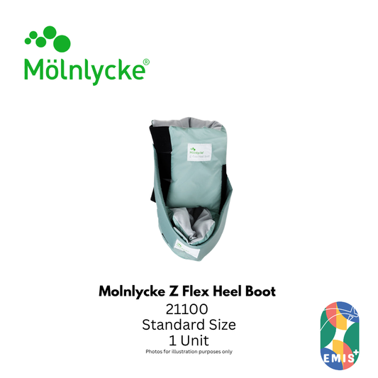 Molnlycke Z Flex Heel Boot | Advanced Heel Offloading Boot for Pressure Ulcer Prevention — buy online at EMIS+ medical supplies Singapore