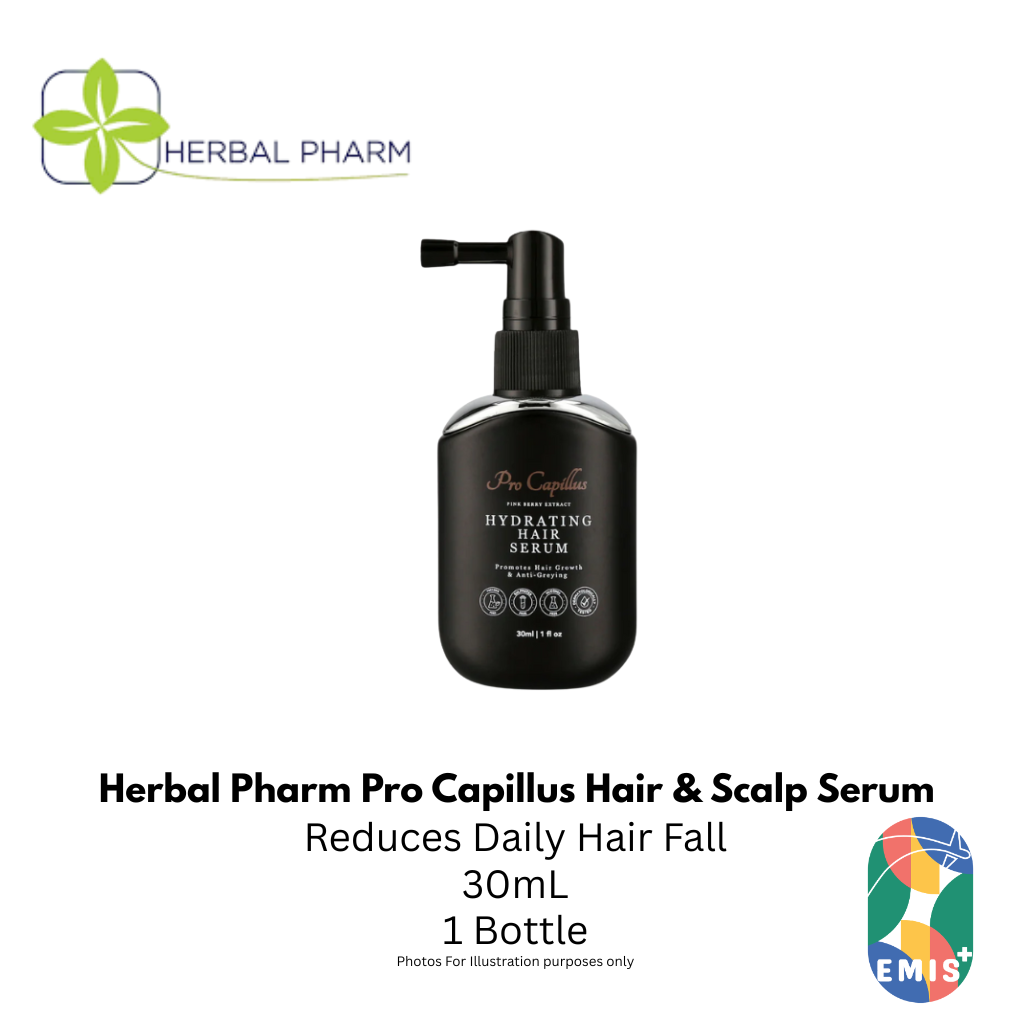 Herbal Pharm: Pro Capillus Hydrating Hair & Scalp Serum - Reduce Hair Fall & Boost Growth – buy online from EMIS+ Singapore medical supplies