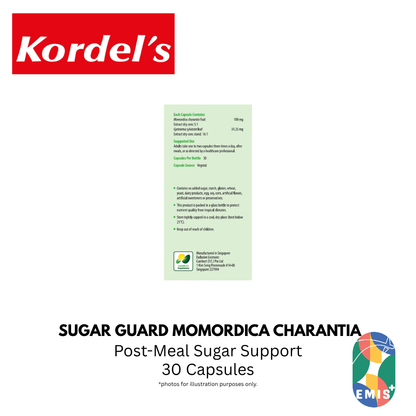 KORDEL’S SUGAR GUARD MOMORDICA CHARANTIA – product detail view 5 | EMIS+ Singapore medical supplies