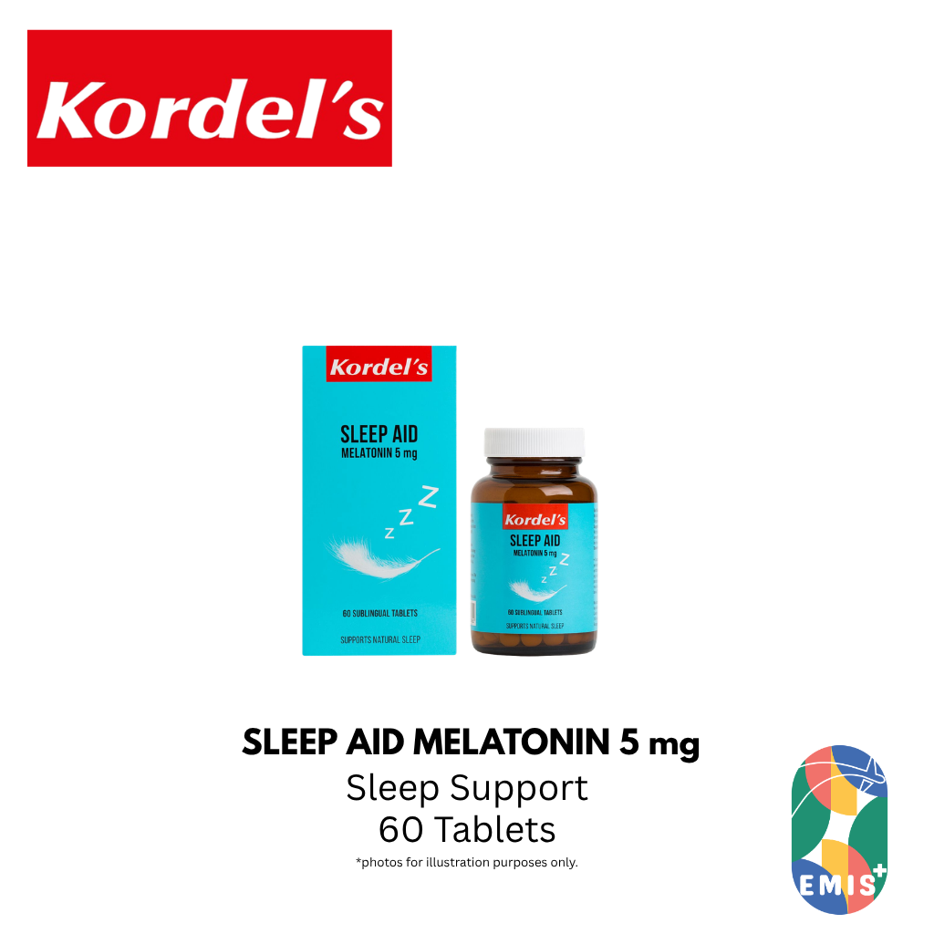 KORDEL’S SLEEP AID MELATONIN 5 mg – Vitamins & Supplements available at EMIS+ Singapore