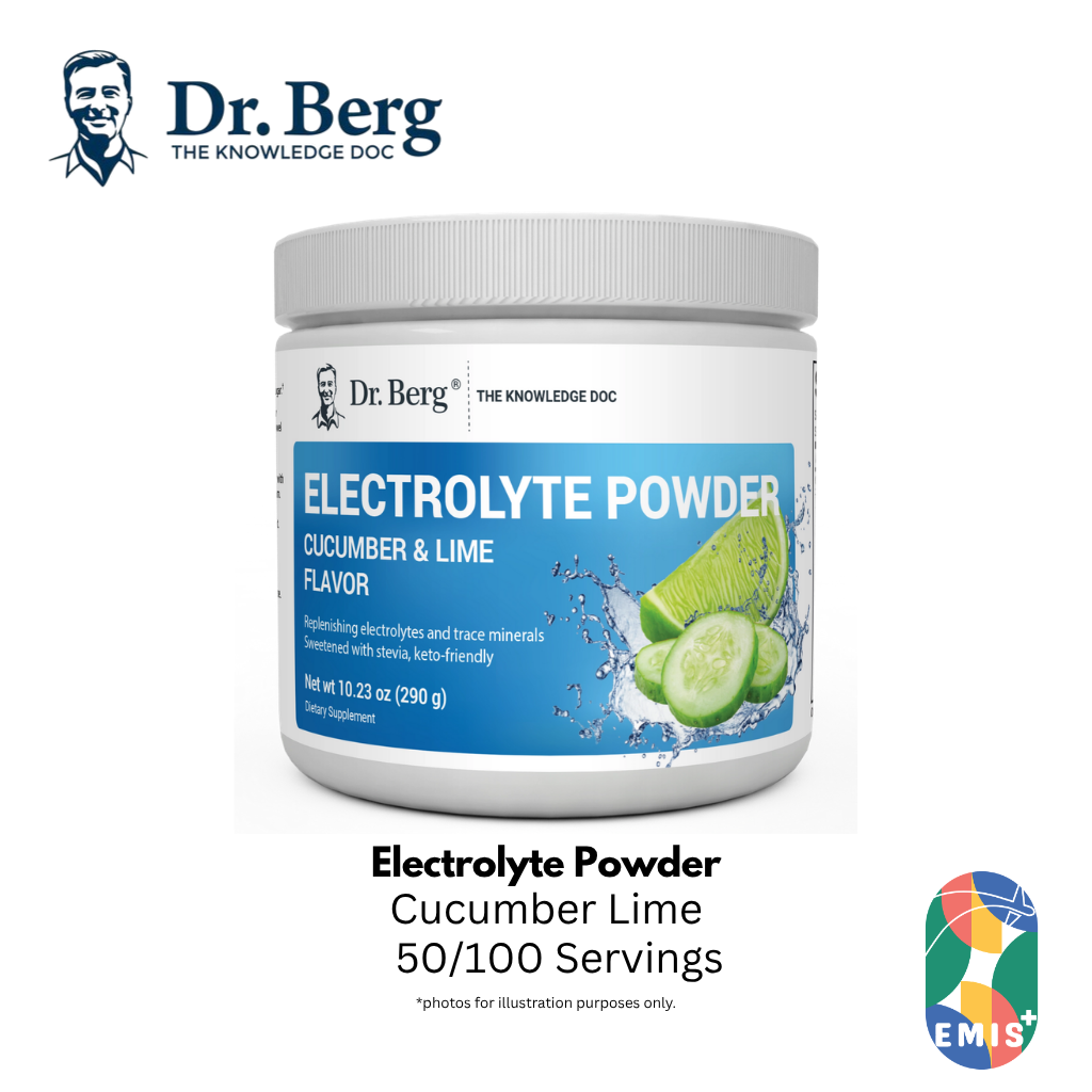 Dr. Berg Electrolyte Powder with 1000 mg of Potassium and Magnesium - Ultimate Hydration Support