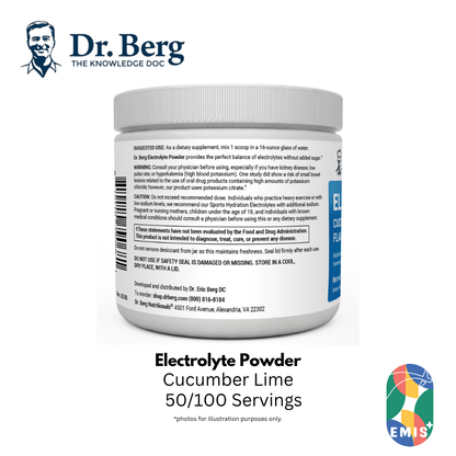 Dr. Berg Electrolyte Powder with 1000 mg of Potassium and Magnesium - Ultimate Hydration Support