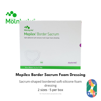 Mepilex Border Sacrum Foam Dressing