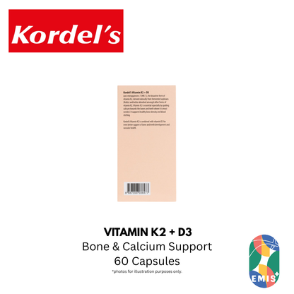 KORDEL’S VITAMIN K2 + D3 – product detail view 5 | EMIS+ Singapore medical supplies