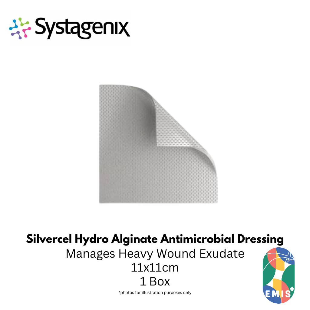 3M Systagenix Silvercel Hydro-Alginate Dressing 11x11cm — product image 2, EMIS+ Singapore medical supplies