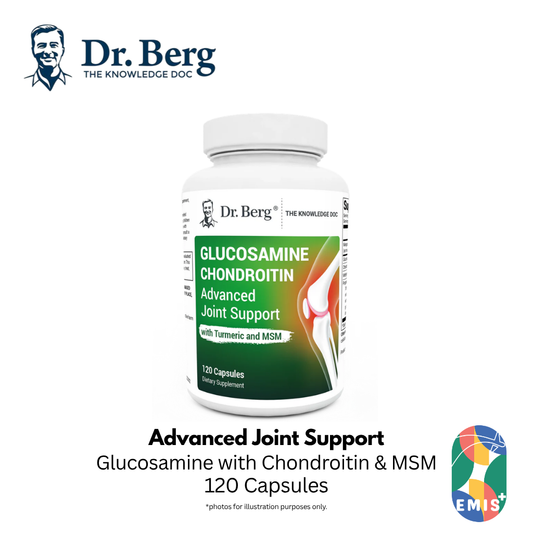 Dr. Berg Advanced Joint Support with Glucosamine, Chondroitin & MSM - 120 Capsules — buy online at EMIS+ Singapore