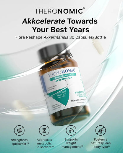 TheroNomic Flora Reshape Akkermansia Buy 3 Free Reds 10 sachets