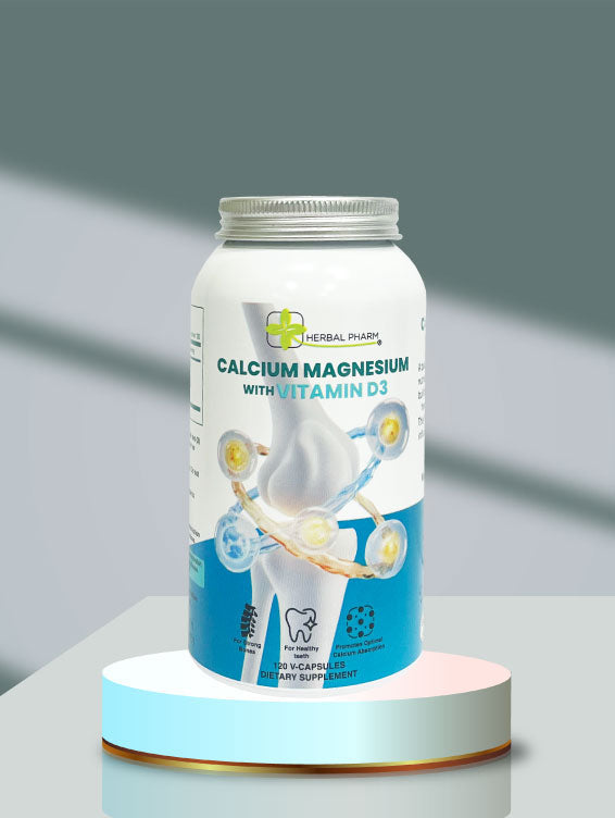 Herbal Pharm Calcium Magnesium with Vitamin D3 120 Capsules - Herbal Pharm Singapore