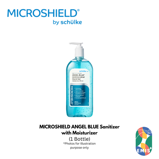 MICROSHIELD ANGEL BLUE Sanitizer with Moisturizer — Soft, Hydrated, and Protected Hands