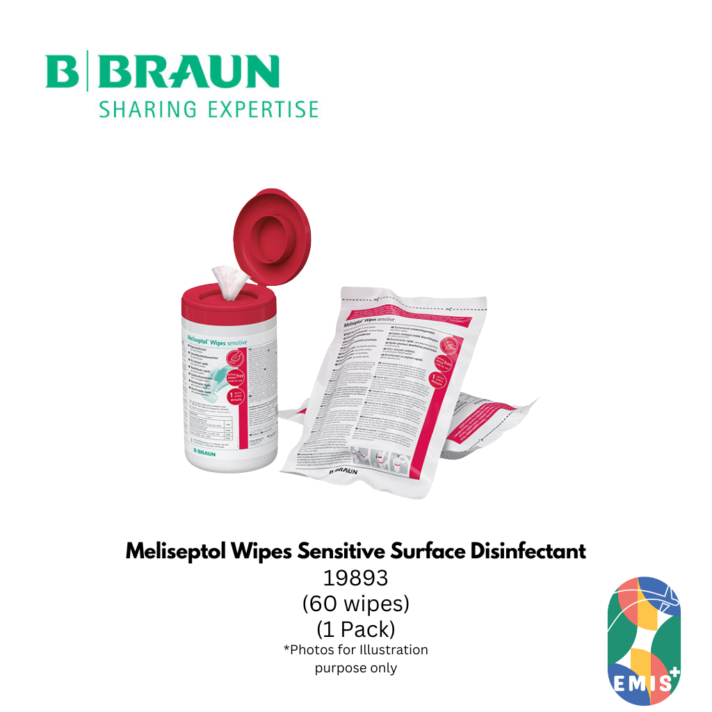 Meliseptol Wipes Sensitive Surface Disinfectant for Medical Devices Dispenser Pack