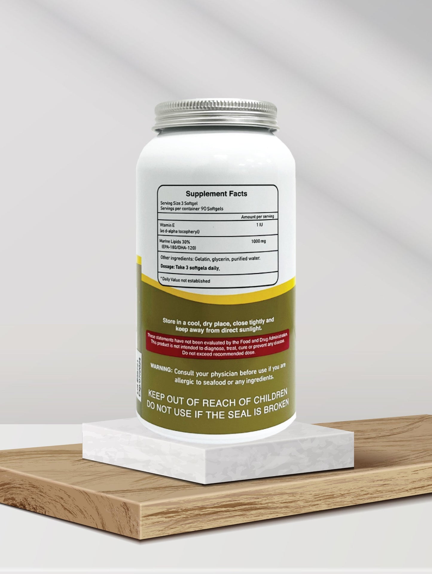 Herbal Pharm Omega-3 DHA & EPA, 90 Softgels