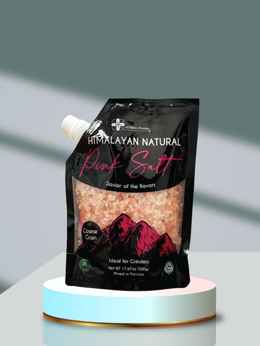 Herbal Pharm Himalayan Natural Pink Salt Coarse 500g - Herbal Pharm Singapore