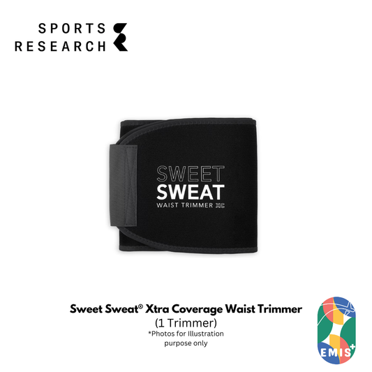 Sweet Sweat® Xtra Coverage Waist Trimmer – Neo Sweat Technology® Core Slimming Belt for Enhanced Sweat & Heat Insulation by S