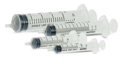 Nipro Disposable Syringe – Luer Slip / Luer Lock, Sterile (1ml – 50ml) – Nipro medical device available at EMIS+ Singapore