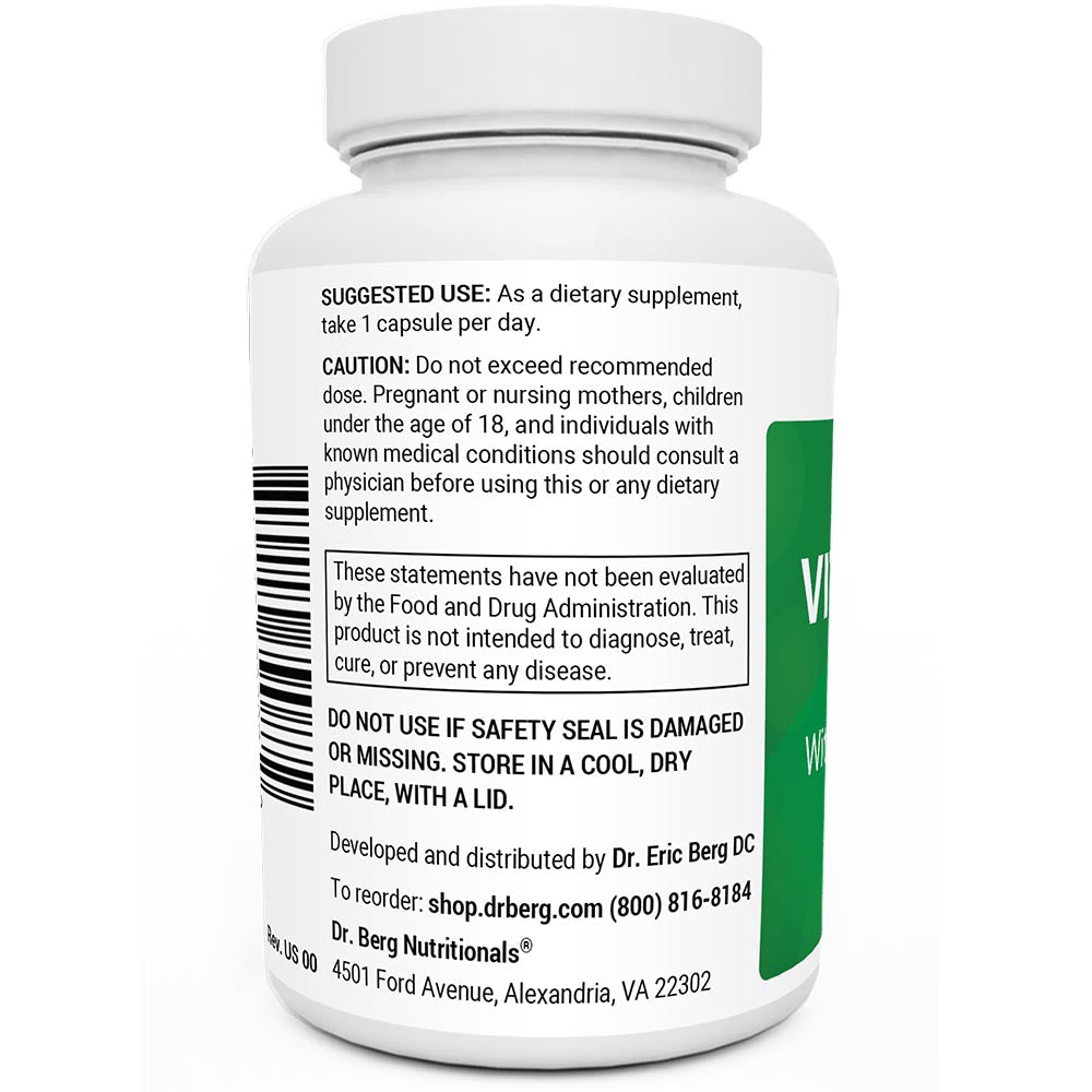 Dr. Berg Natural Vitamin B12 - 1000 mcg Methylcobalamin with B Complex & Magnesium - Boost Energy & Focus