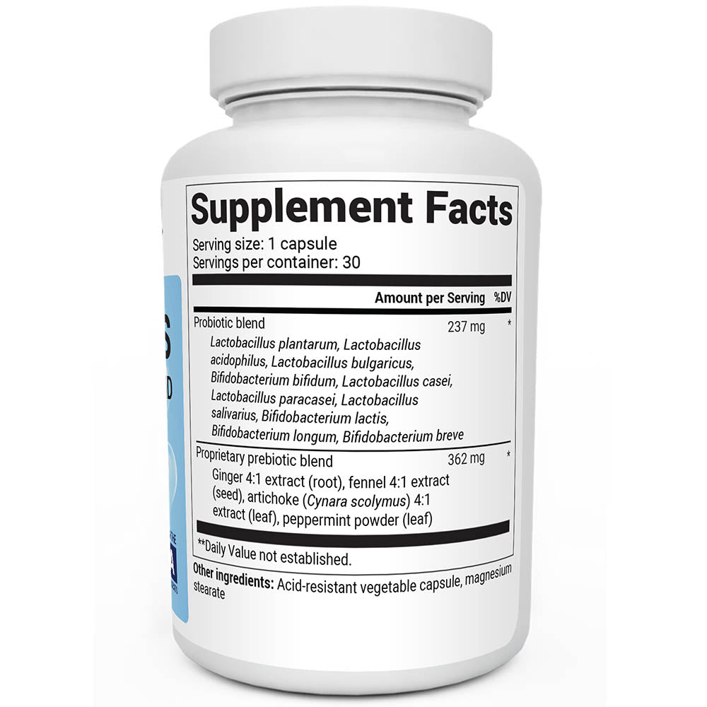 Dr. Berg Probiotics with Prebiotic Blend - Max Strength 60 Billion CFU - 30 Capsules