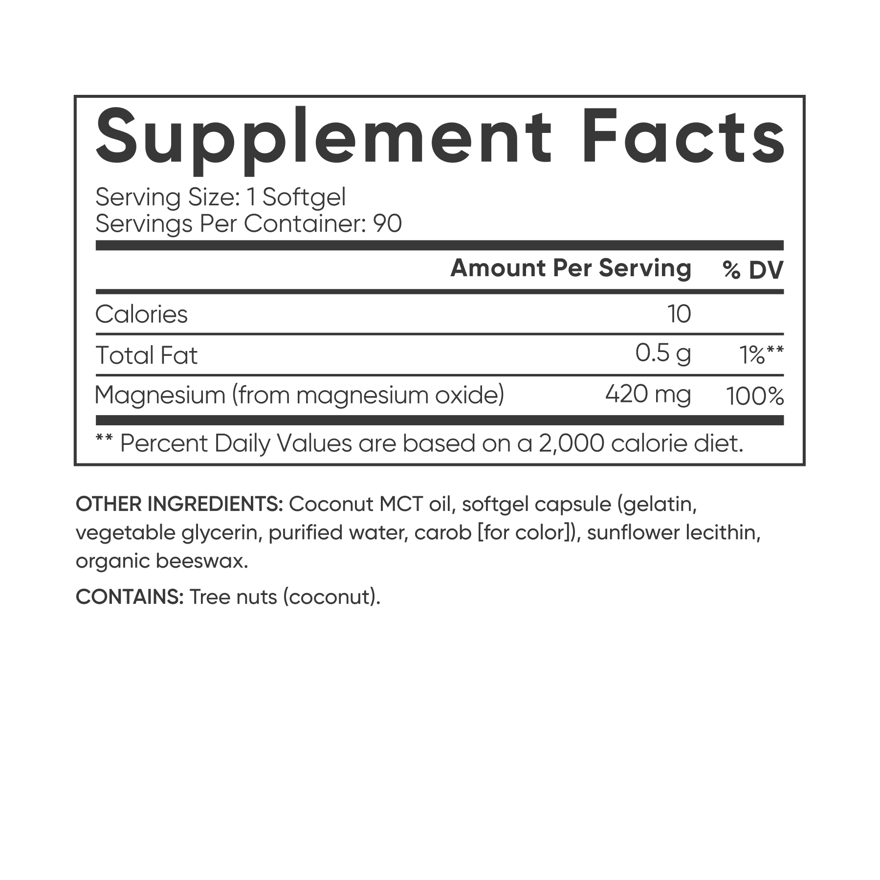 Sports Research Magnesium Supplement for Heart and Bone