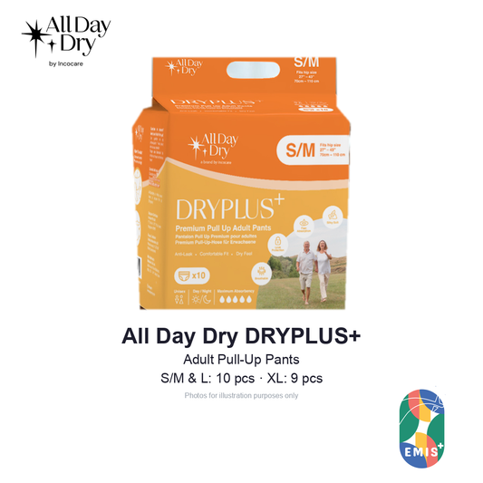 All Day Dry DRYPLUS+ Adult Pull-Up Pants