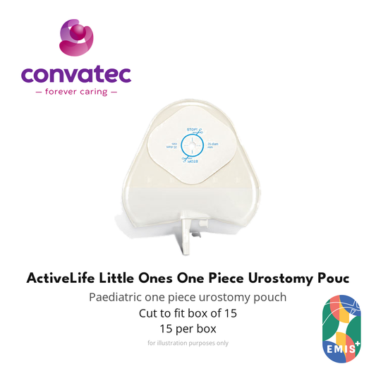 ConvaTec ActiveLife Little Ones One Piece Urostomy Pouch, Paediatric