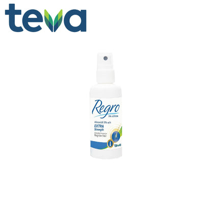 Teva Regro 5% Minoxidil Scalp Lotion 80ml Clinically Proven Hair Regrowth Treatment