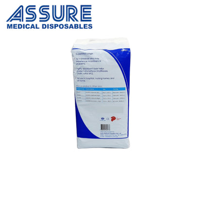 Assure Medical Disposable Underpads 43cm x 60cm 20 Pieces Highly Absorbent Incontinence Protection
