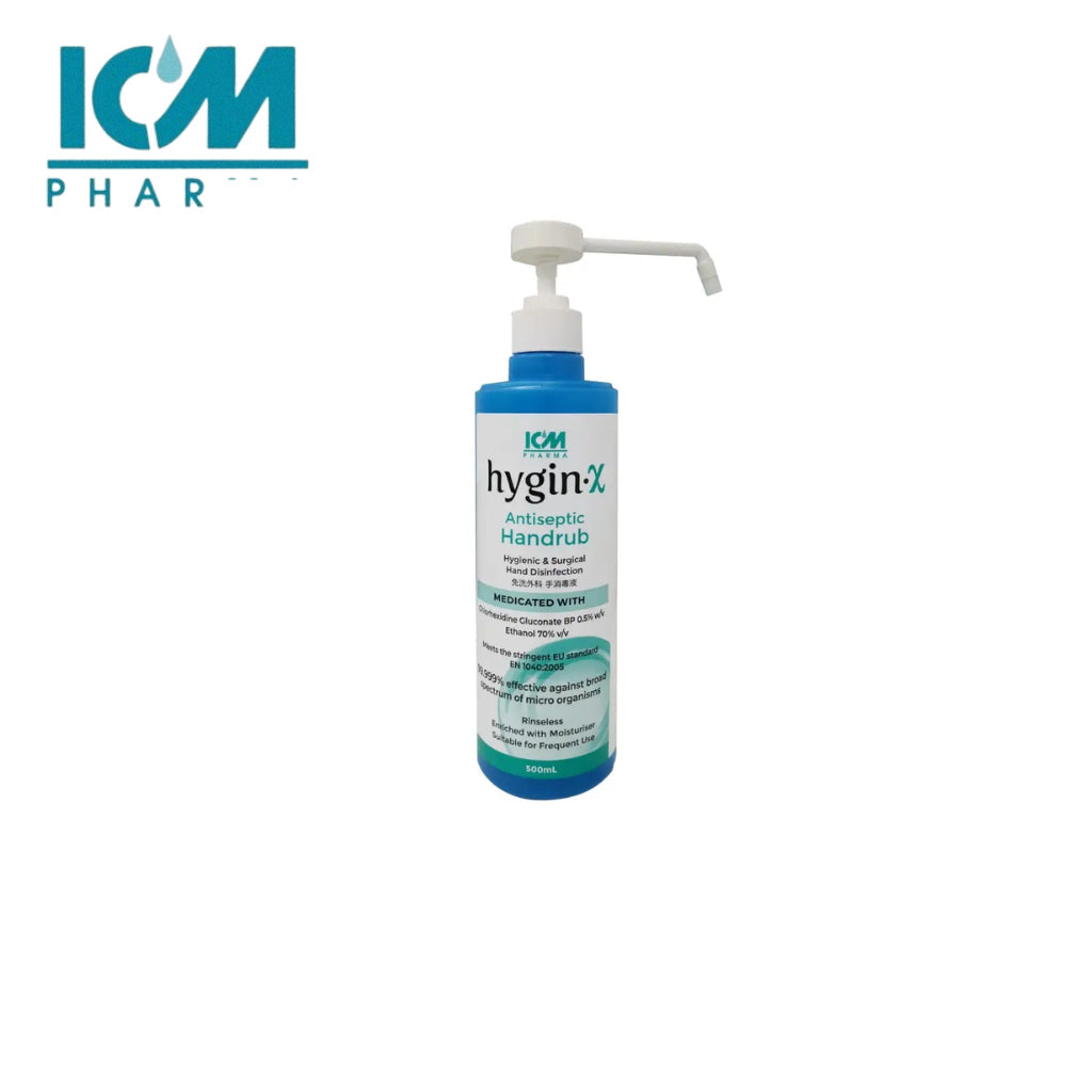 [500ml] Hygin.X Antiseptic Handrub Rinseless Hand Sanitiser