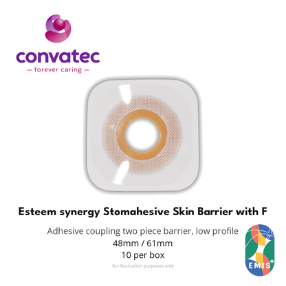 ConvaTec Esteem synergy Stomahesive Skin Barrier with Flex, Cut to Fit